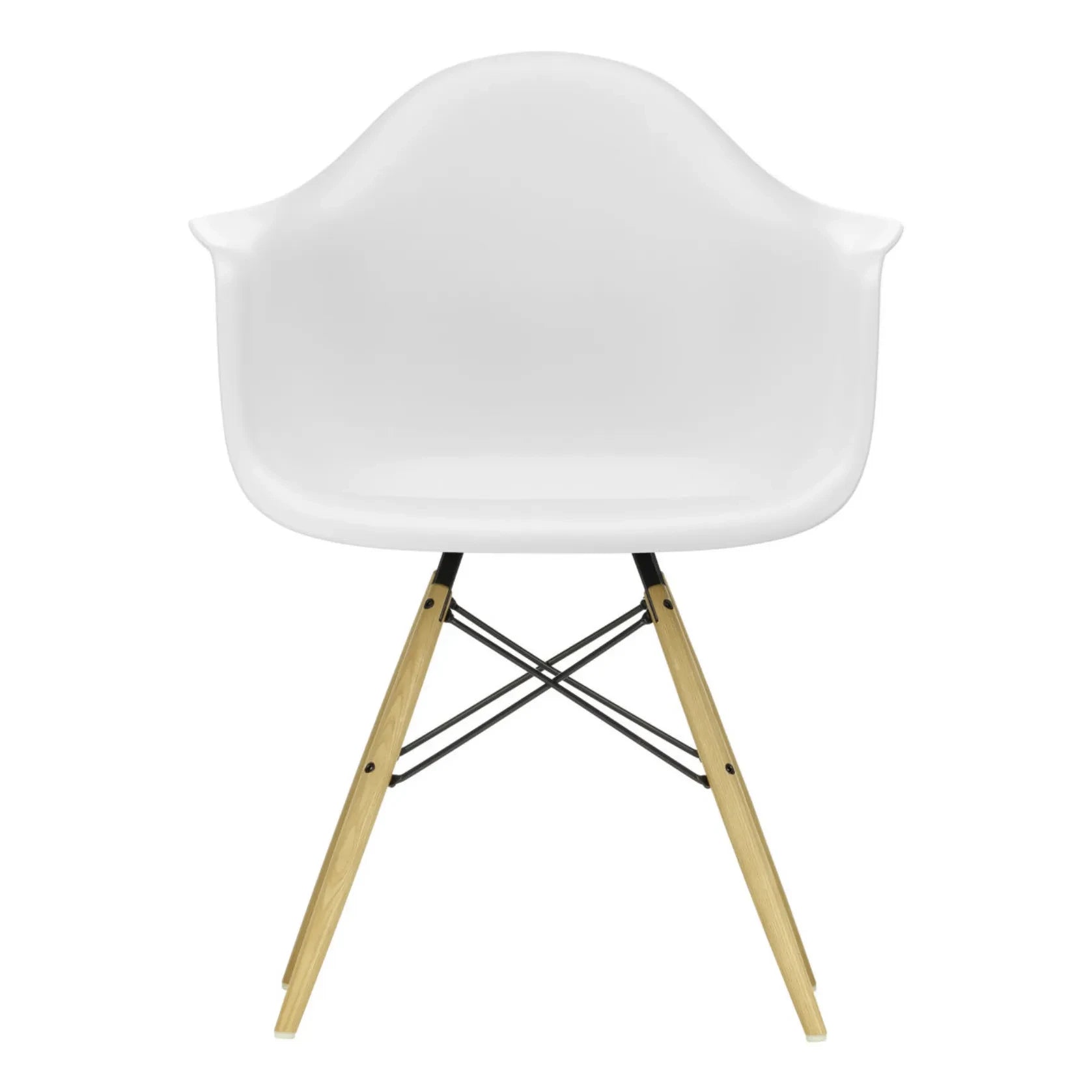 Vitra - DAW Chair - Beechwood Base - Charles & Ray Eames | White