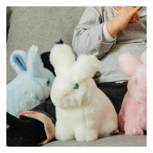 La Pelucherie - Léon tavşan peluş 15 cm | Beyaz