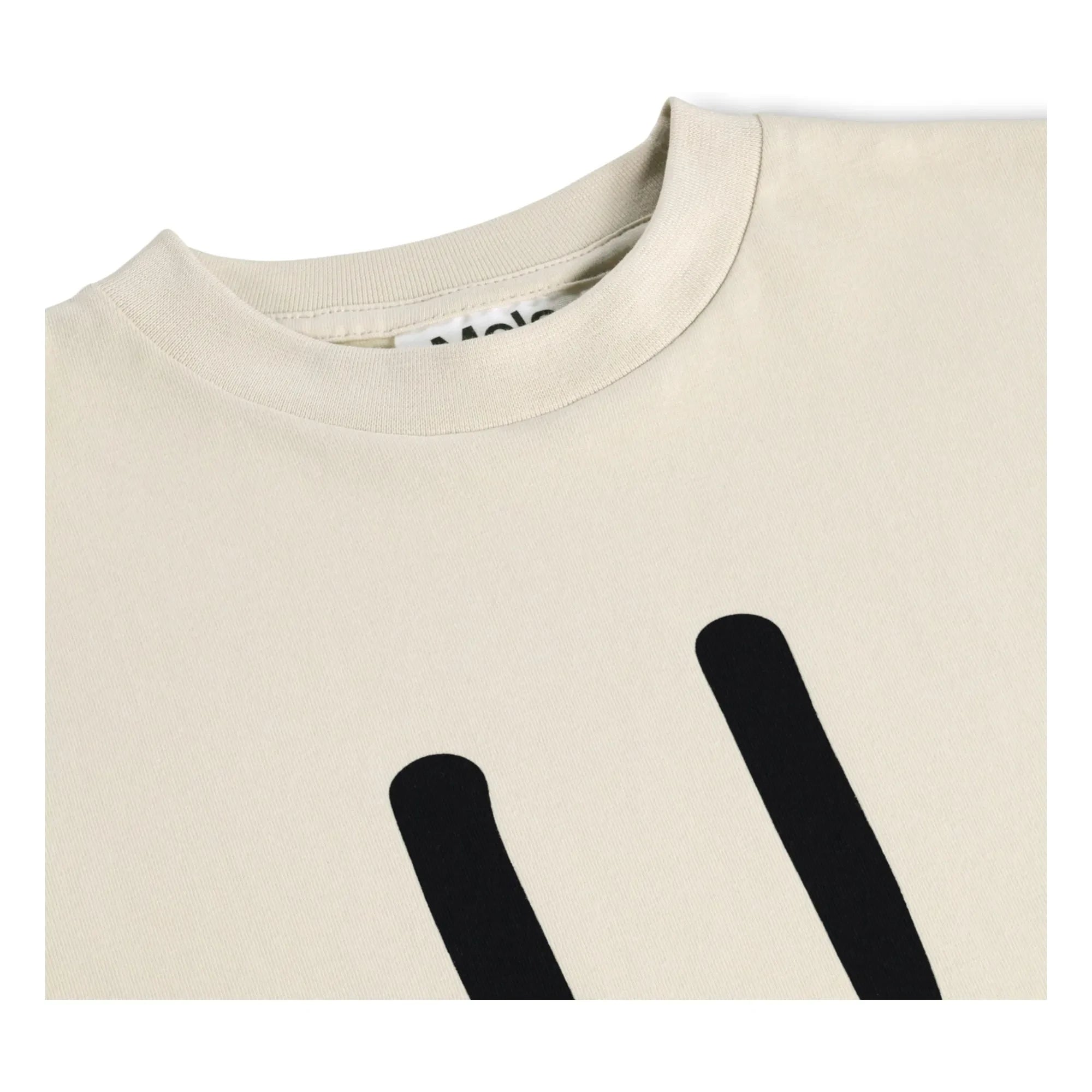 Molo - Roxo Smile Organic Cotton T-Shirt | Beige