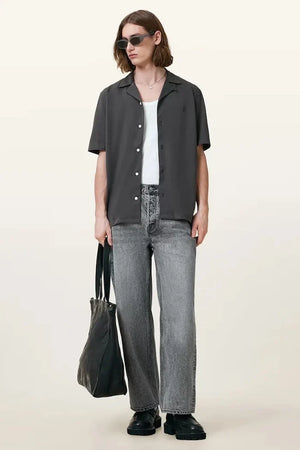 AllSaints Erkek Pamuklu Gömlek HUDSON