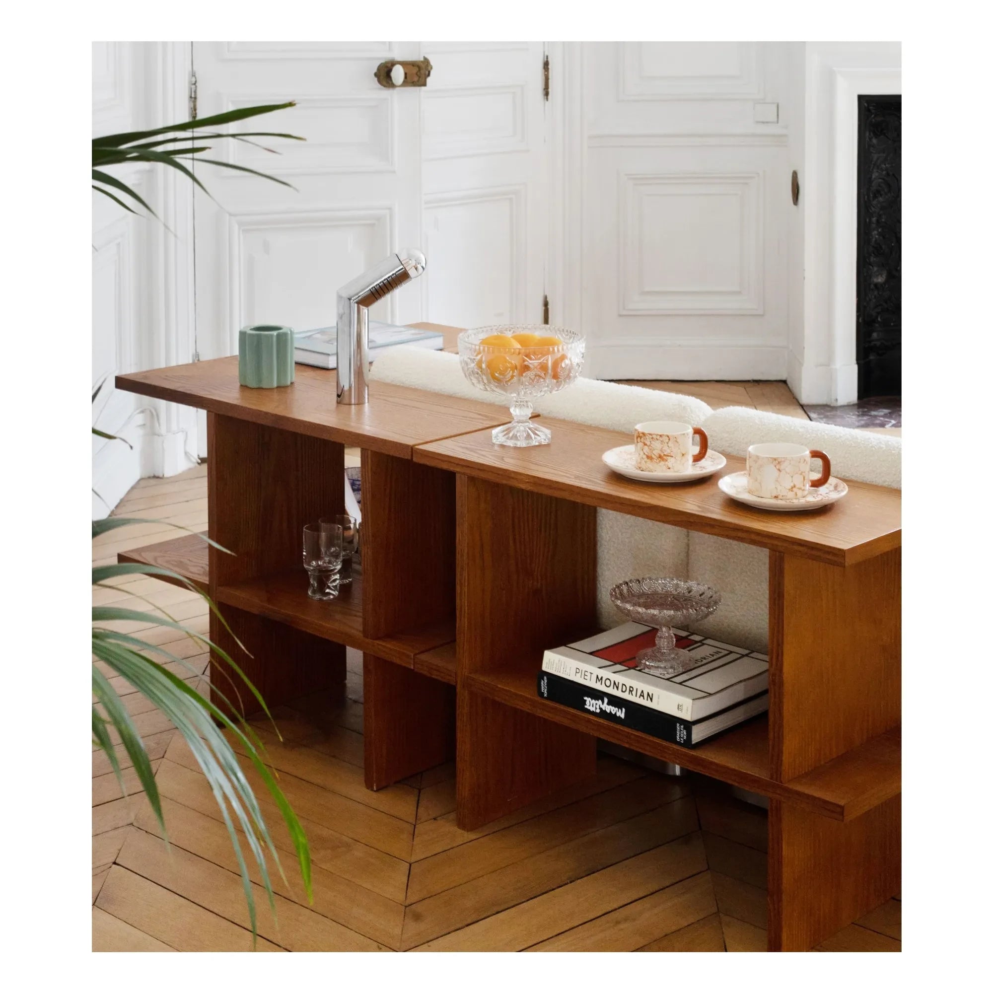 The Socialite Family - Mara Shelf, Iroko Finish | Iroko