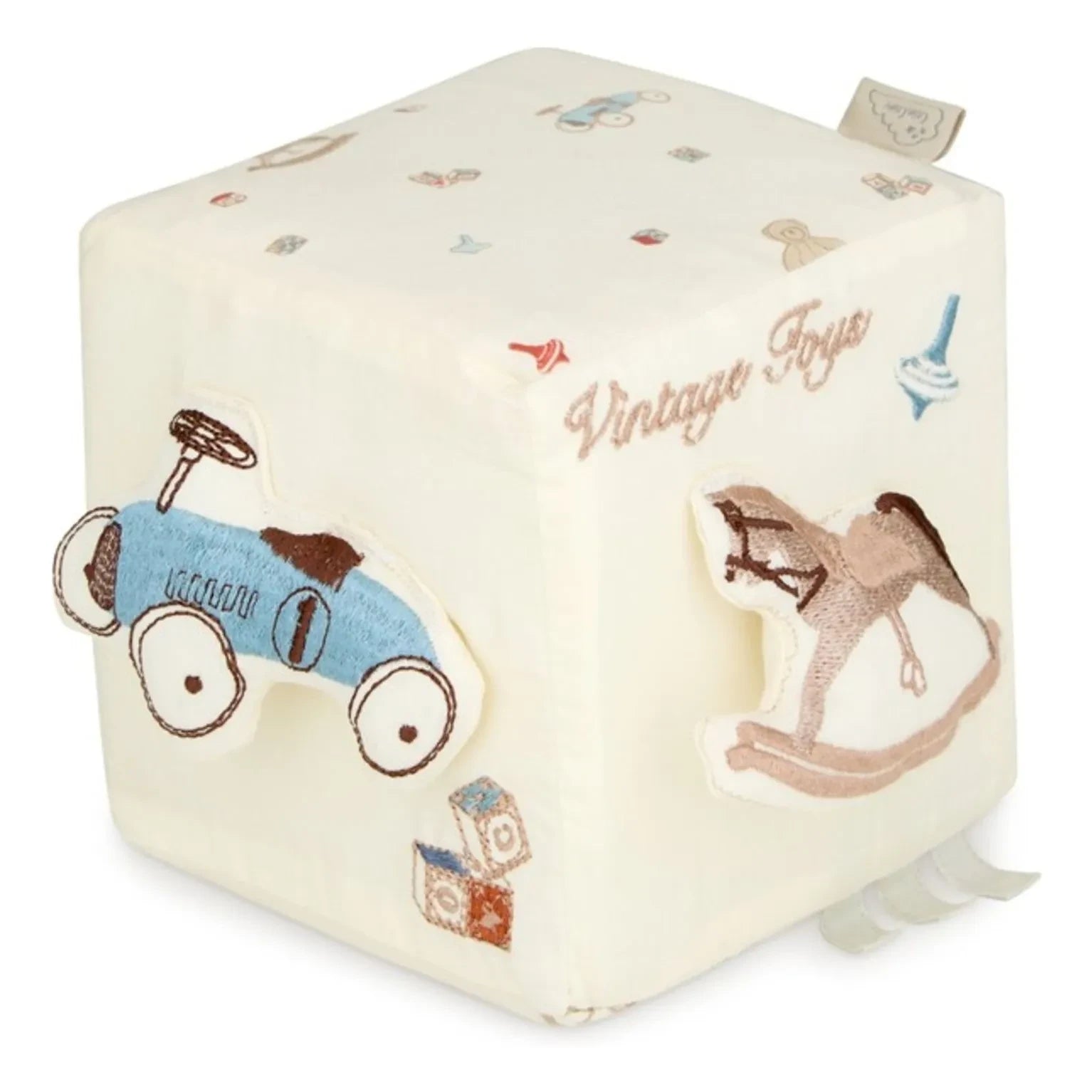 Glass Glass - Vintage Toys activity cube | Beige