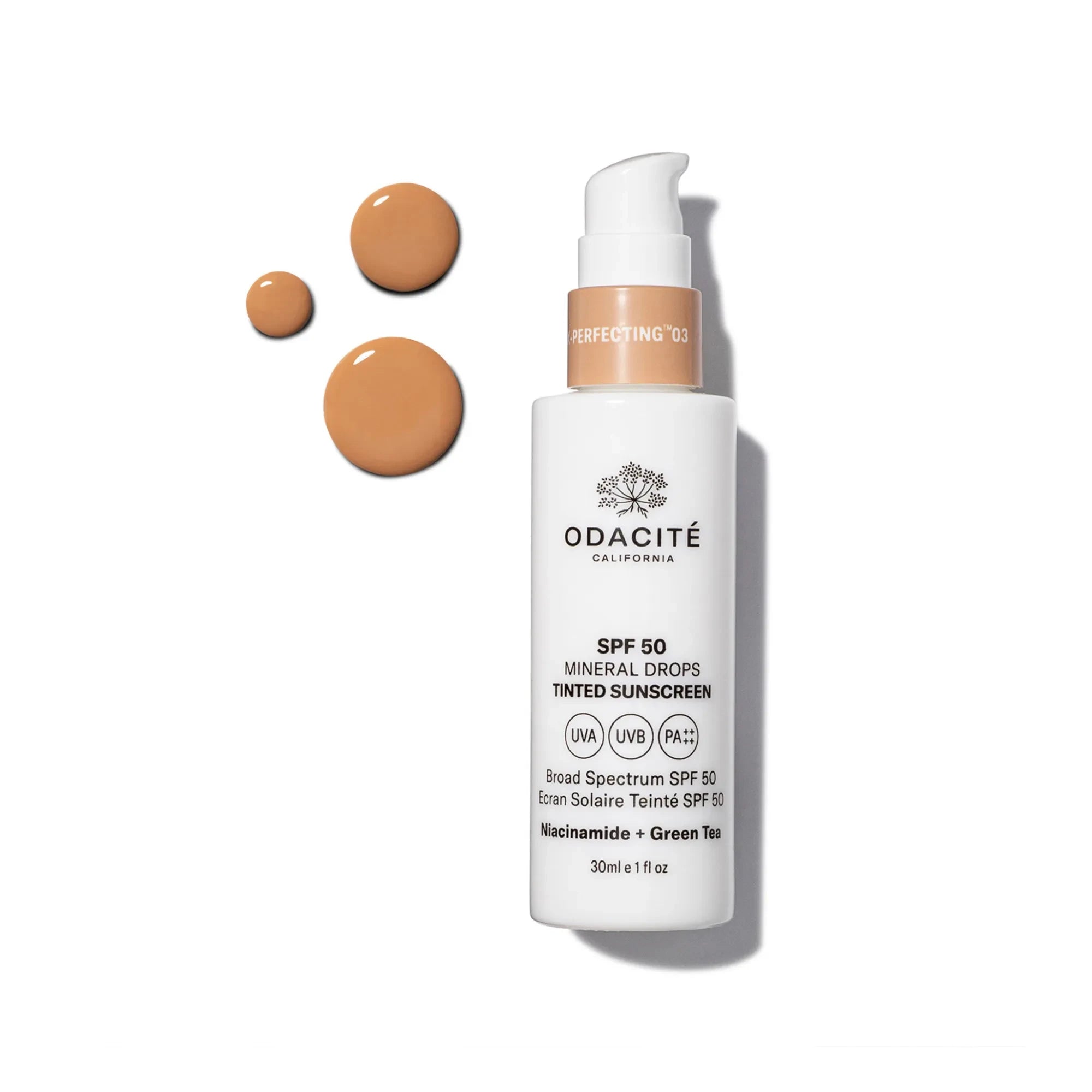 Odacité - Mineral Drop Tinted Sunscreen SPF 50 Flex-Perfecting™ - 30 ml | 03