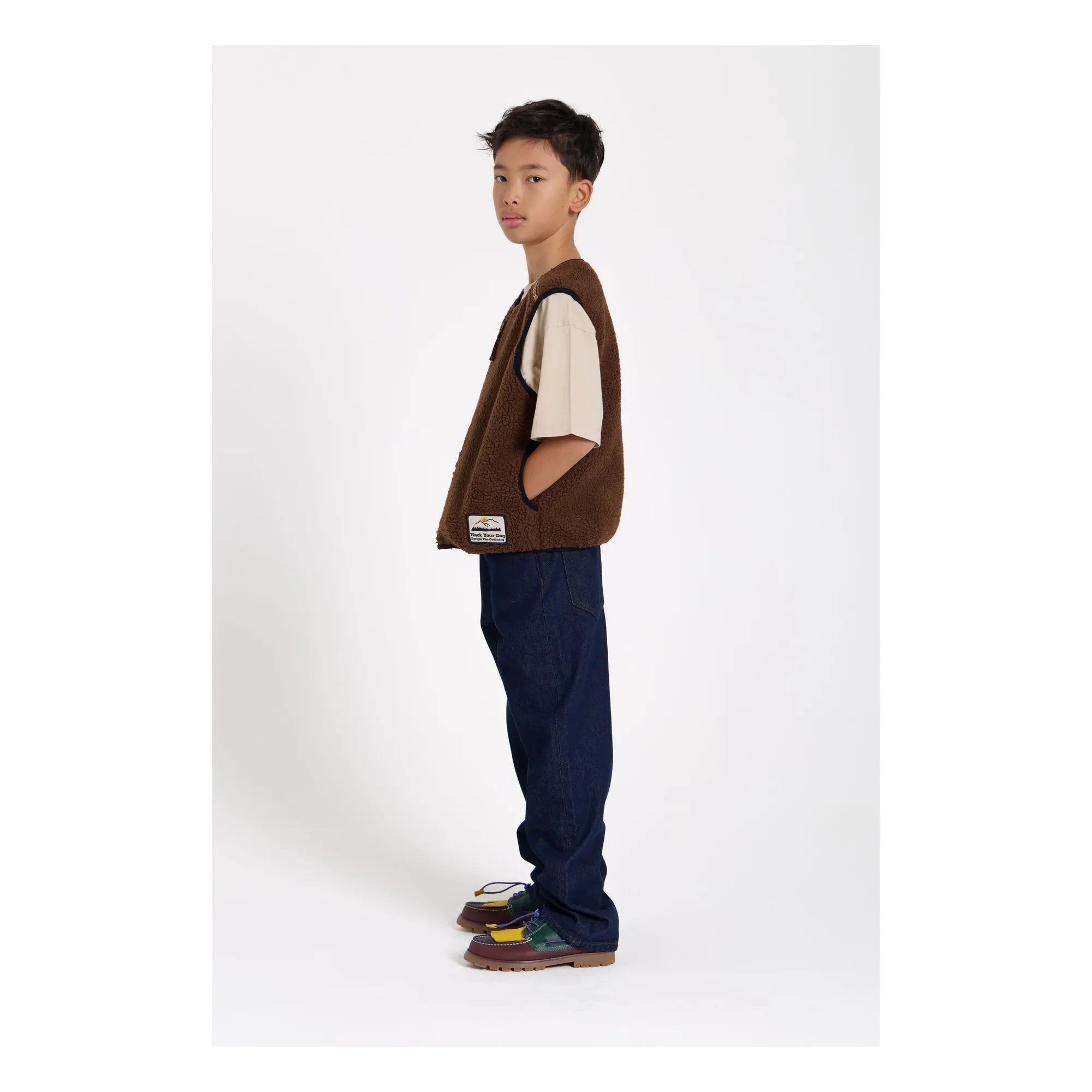 Hundred Pieces - Jean Large Hostin | Denim brut