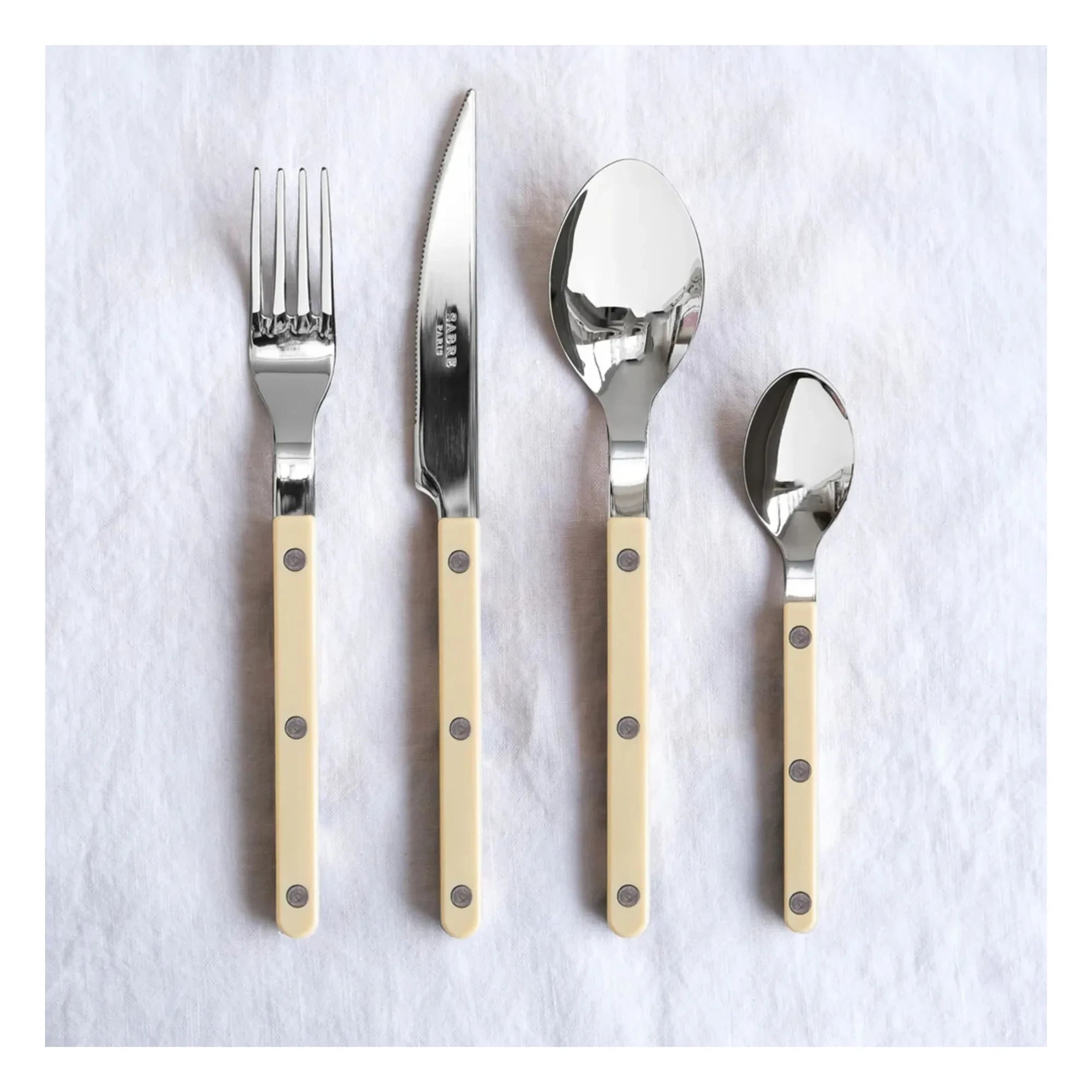 Sabre - Cutlery Set - 24 Pieces | Ivory