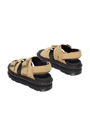 Dr. Martens Women's Suede Platform Sandal ZebZag Sandal