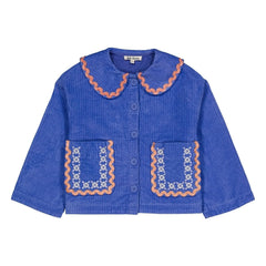 Hello Simone - Duchesse Velvet Jacket | Blue