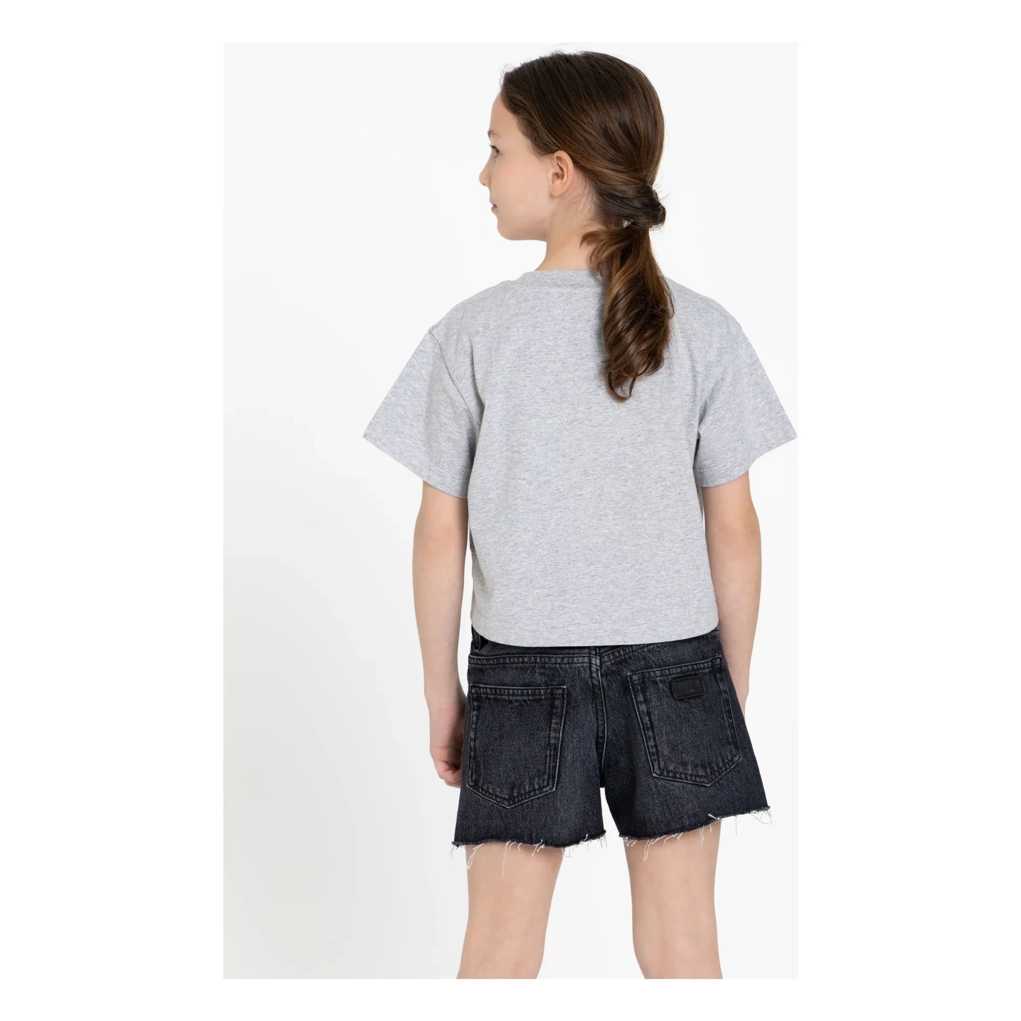 Finger in the nose - Denim Eva şort | Denim gri