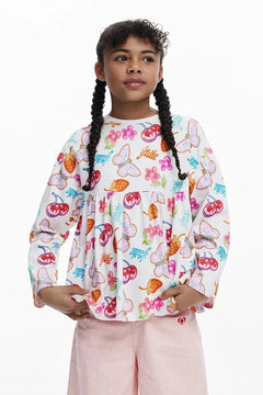 Desigual Uzun Kollu Çocuk Bluzu