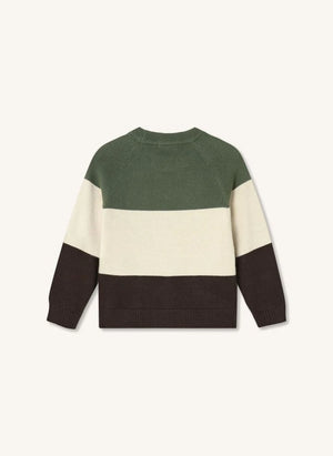 Fliink - Benna Striped Sweater | Ecru