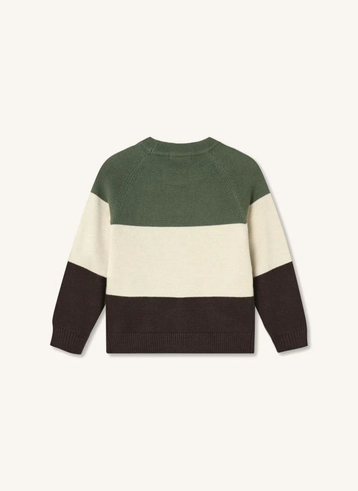 Fliink - Benna Striped Sweater | Ecru