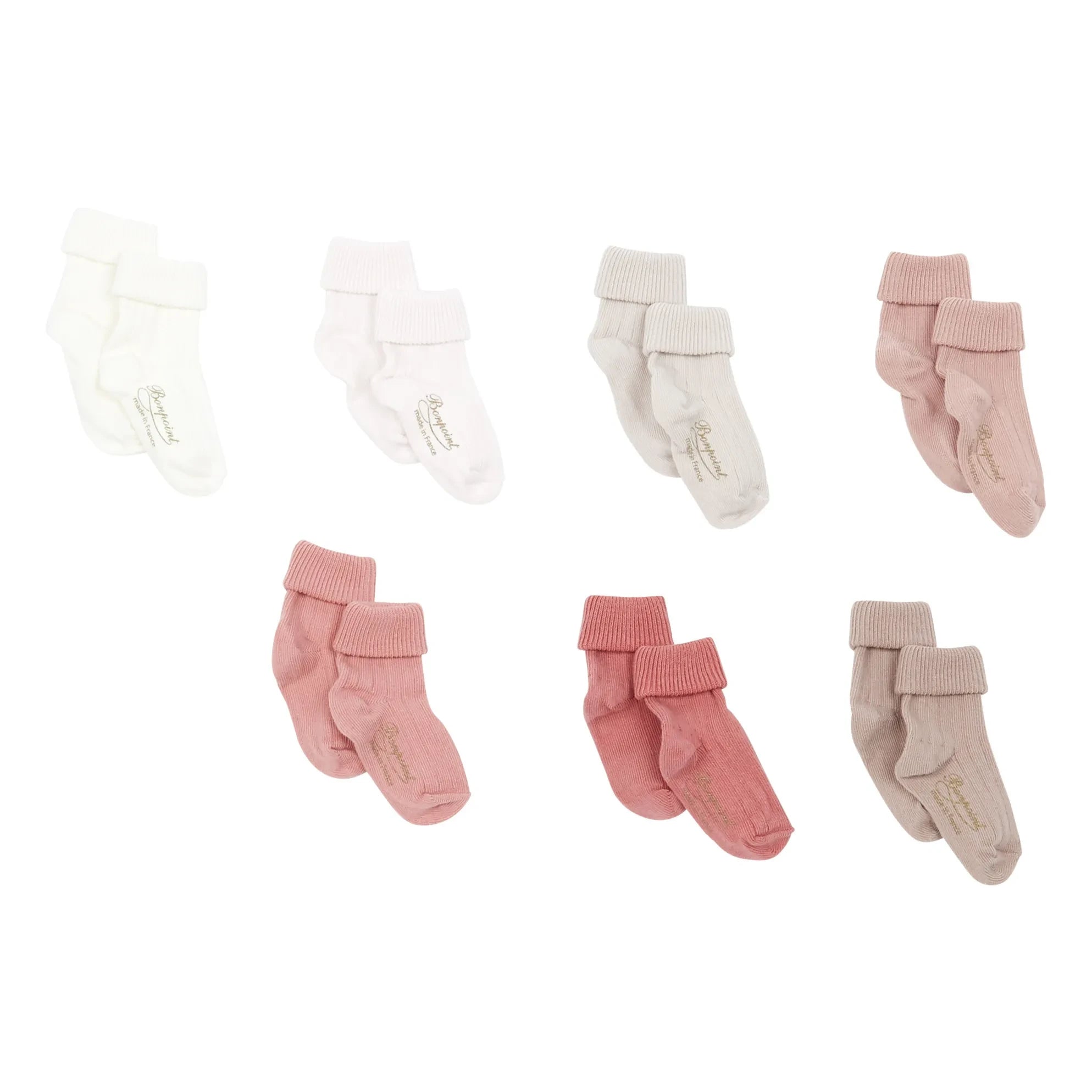 Bonpoint - 7-Pair Sock Set | Pink