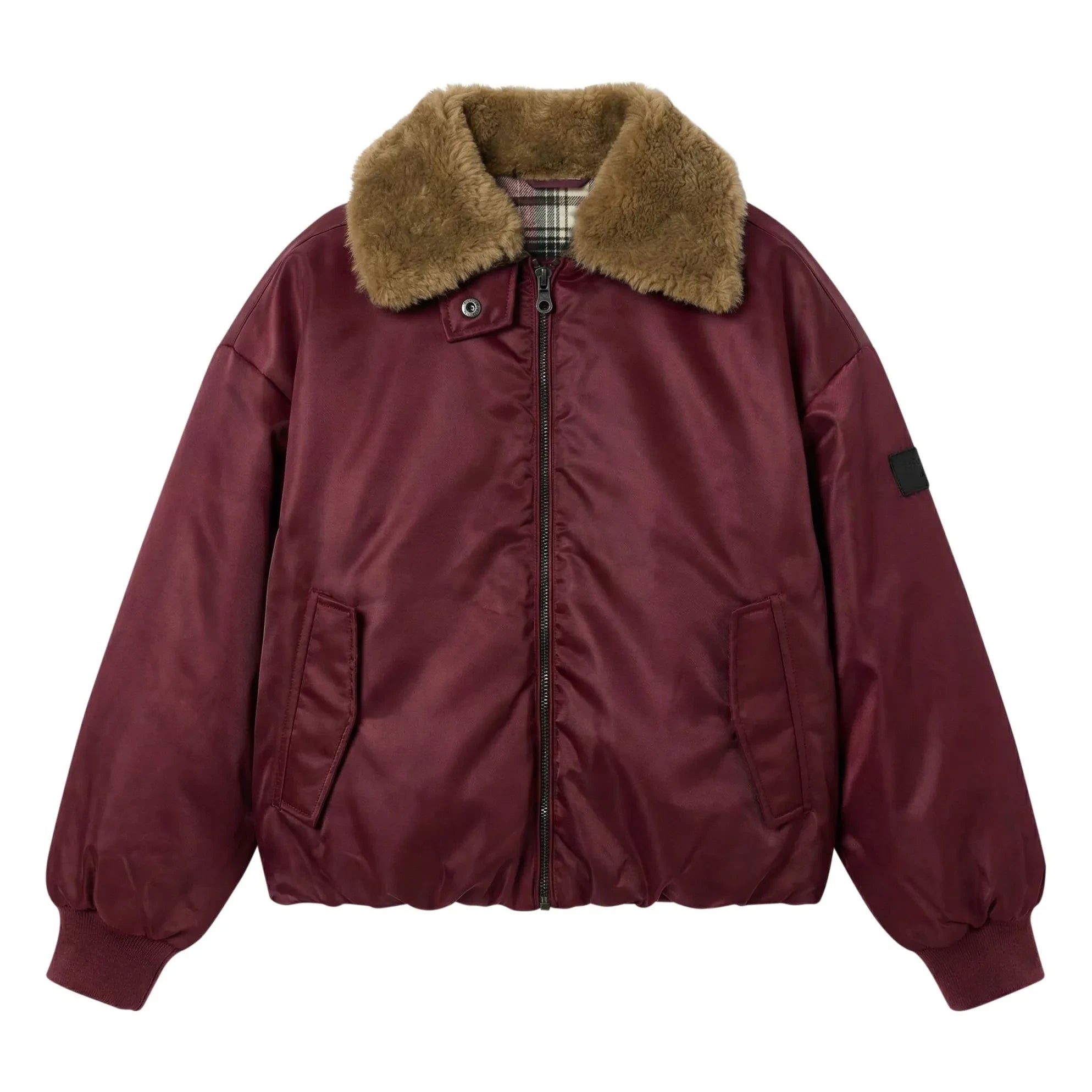 Finger in the Nose - Aria Bomber Jacket | Aubergine