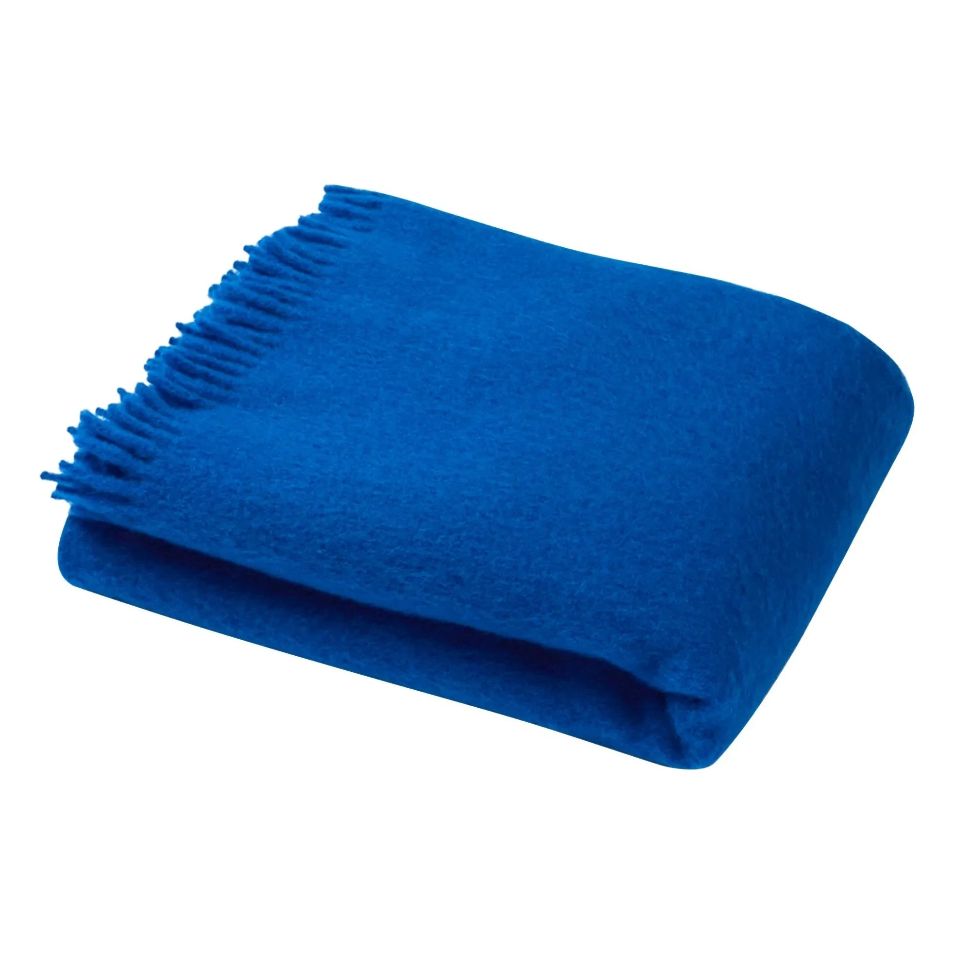 Suite 702 - Cloud Mohair Blanket | Cobalt