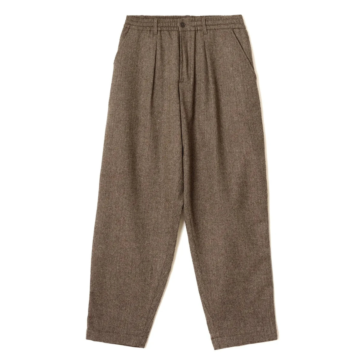 Universal Works - Pileli Yün Pantolon | Taupe Kahverengi