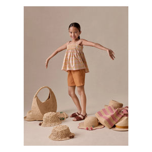 Bonpoint - Line Raphia Hat | Natural