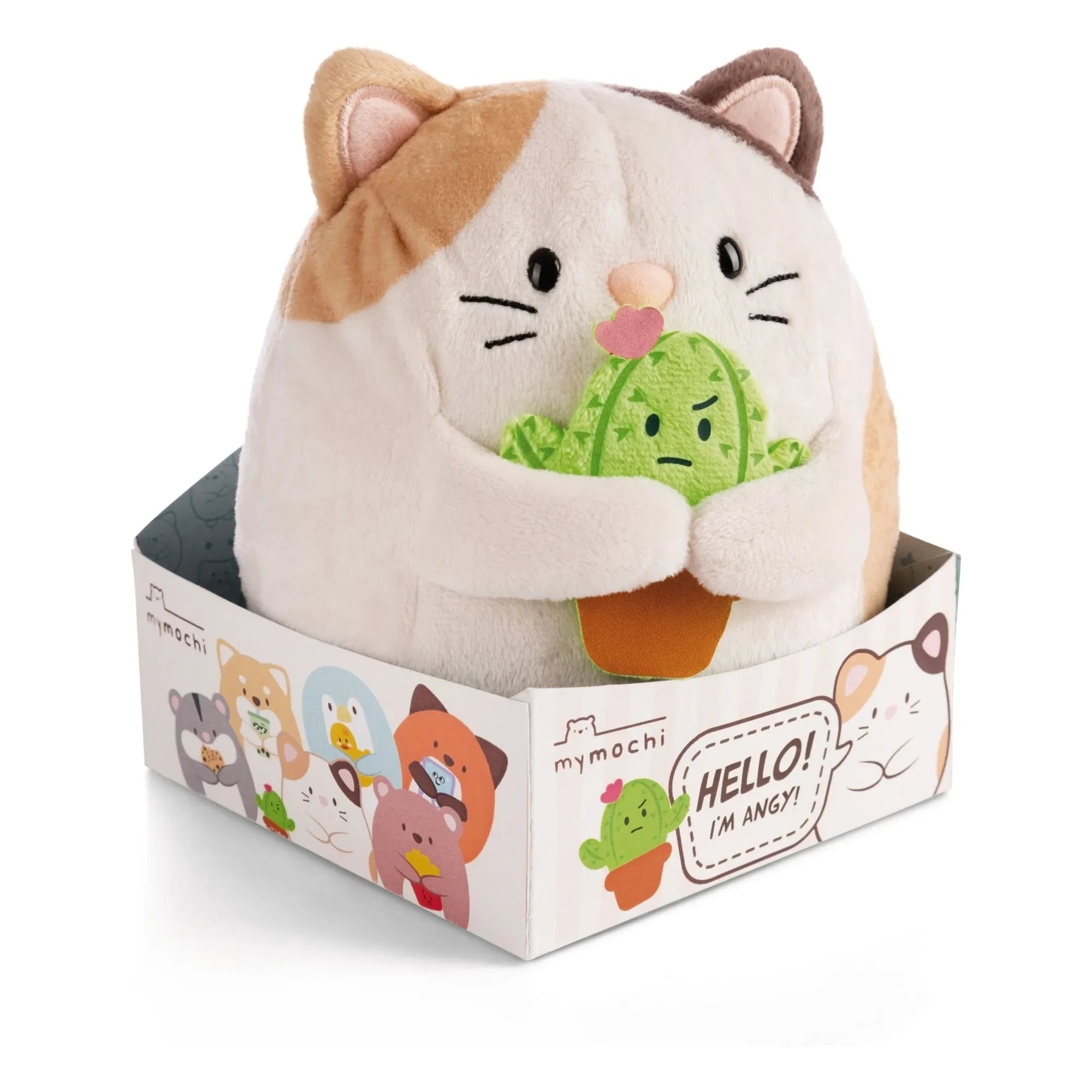 Nici - Angy Plush Cat | White