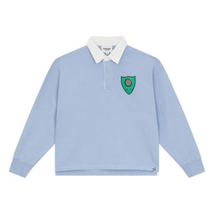 Finger in the nose - Ezra çizgili organik pamuk polo shirt | Steel