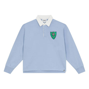Finger in the nose - Ezra çizgili organik pamuk polo shirt | Steel