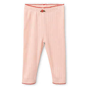 Flöss - Pointelle Liva Leggings | Light Pink