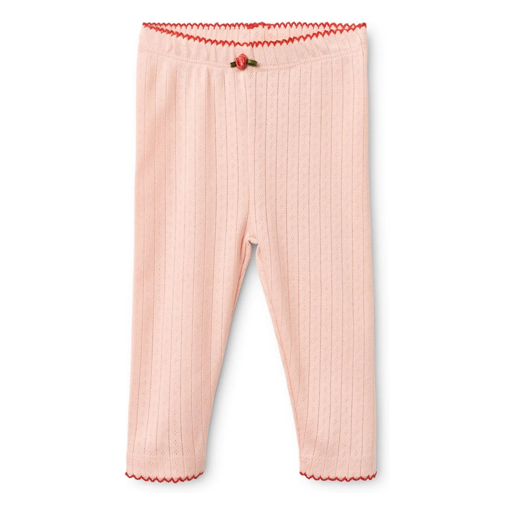 Flöss - Pointelle Liva Leggings | Light Pink