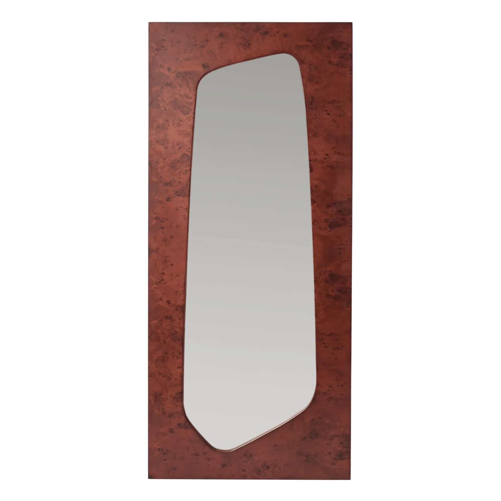 Ferm Living - FSC Walnut Mirror Folia | Dark Wood
