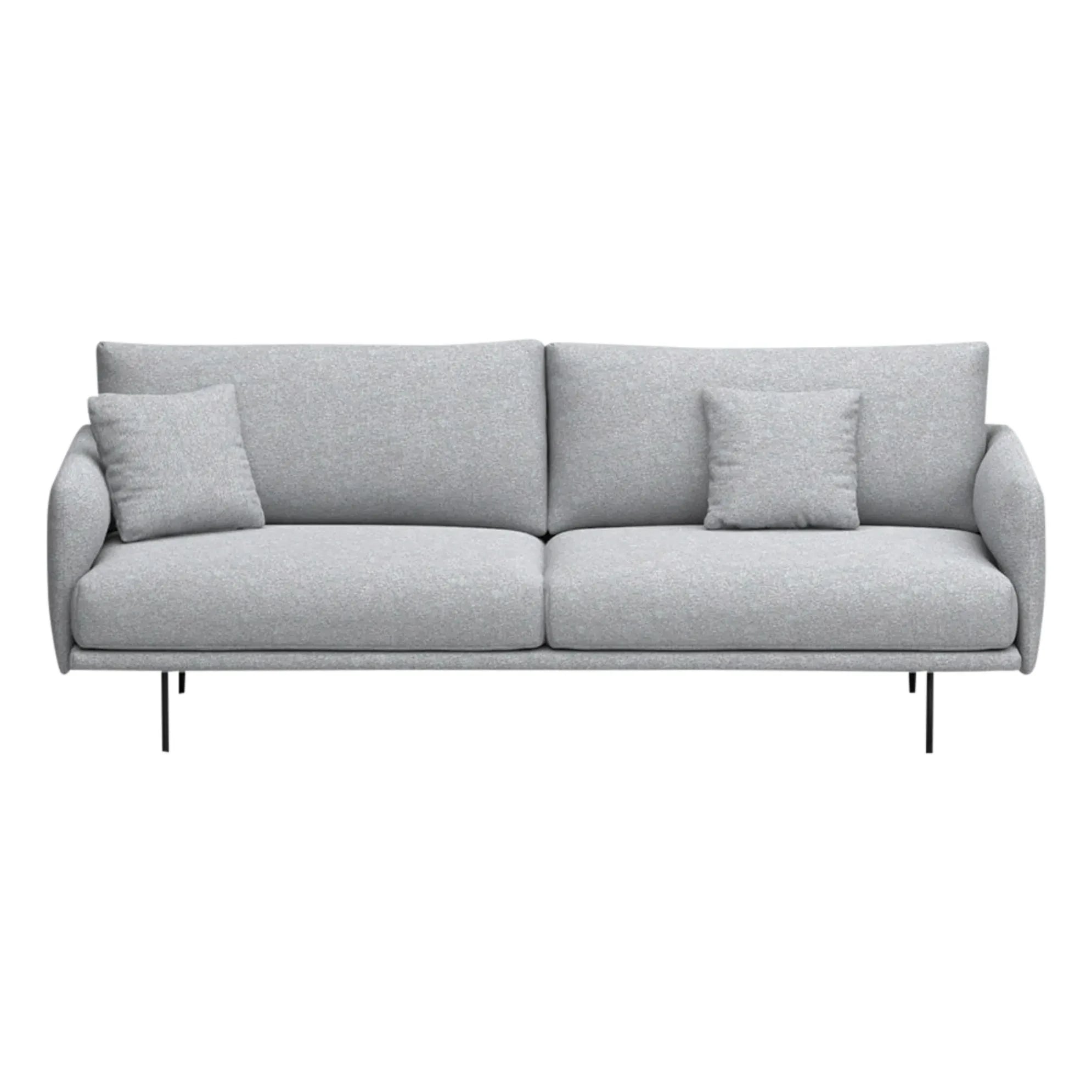 Panac Edition - Isly 3-Seater Sofa, Heathered Fabric - 205 cm | Gray