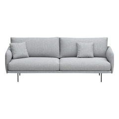 Panac Edition - Isly 3-Seater Sofa, Heathered Fabric - 205 cm | Gray