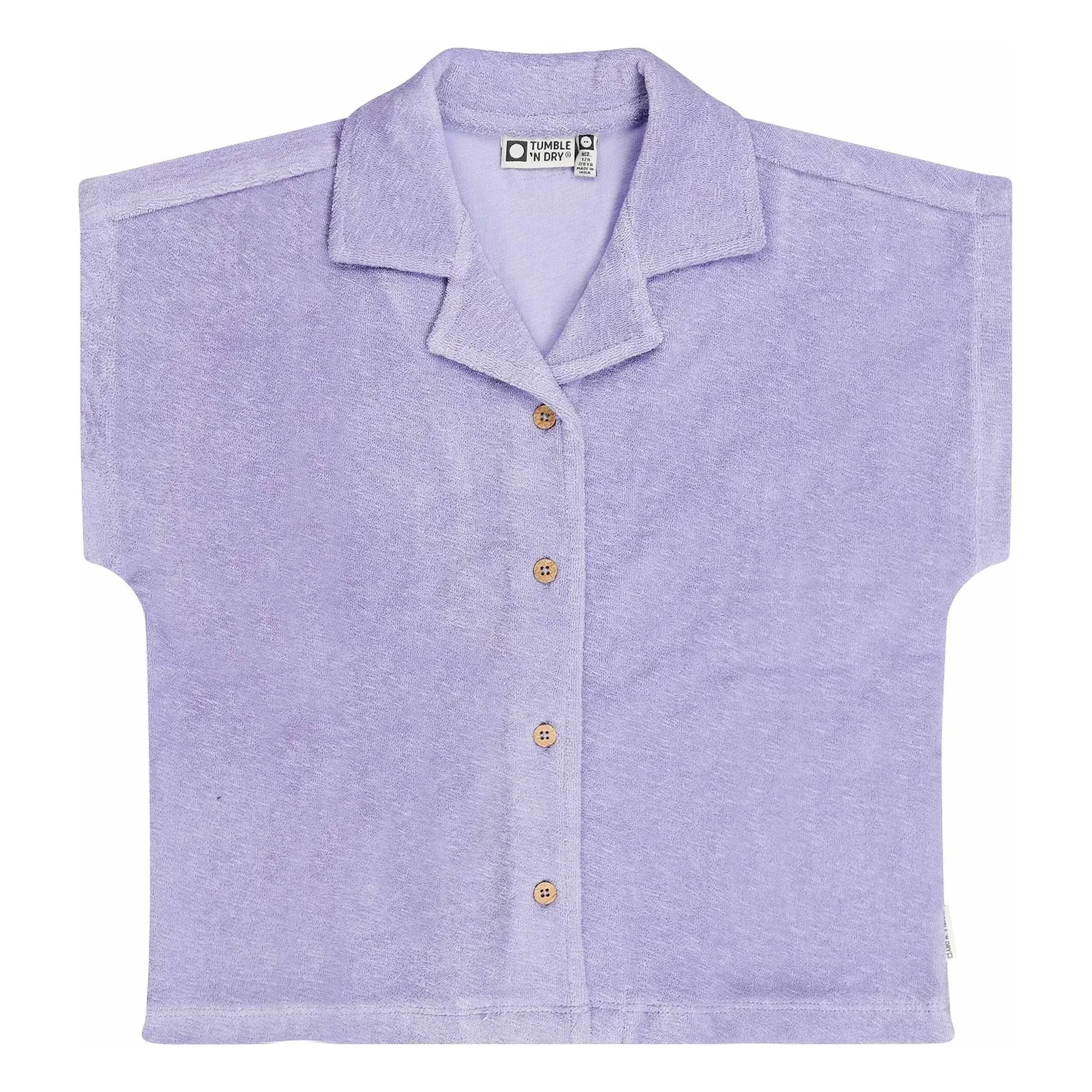 Tumble N'Dry - Jilie Deux Organic Cotton Towel Shirt | Lavender