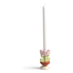 &Klevering - Blume Pink Candle Holder | Pink