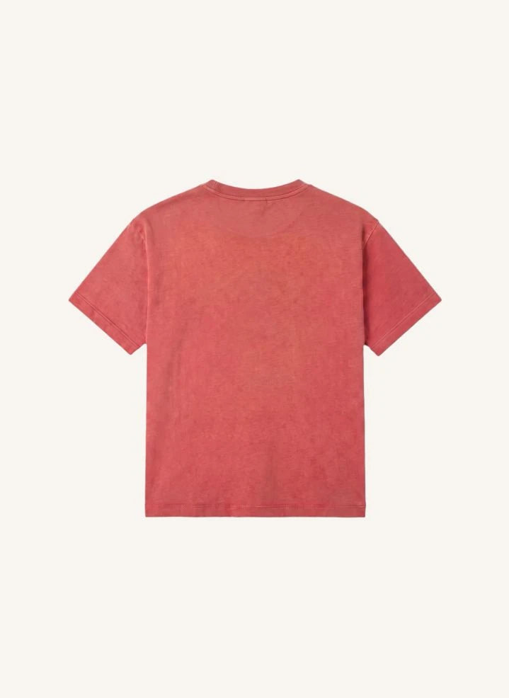Finger in the nose - King Good Luck Organic Cotton T-Shirt | Dark Red