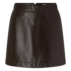 Sessùn - Abby Vinyl Skirt | Mocha