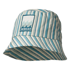 Wheat - Bob Tilo Striped Badge Recycled Fibers | Blue