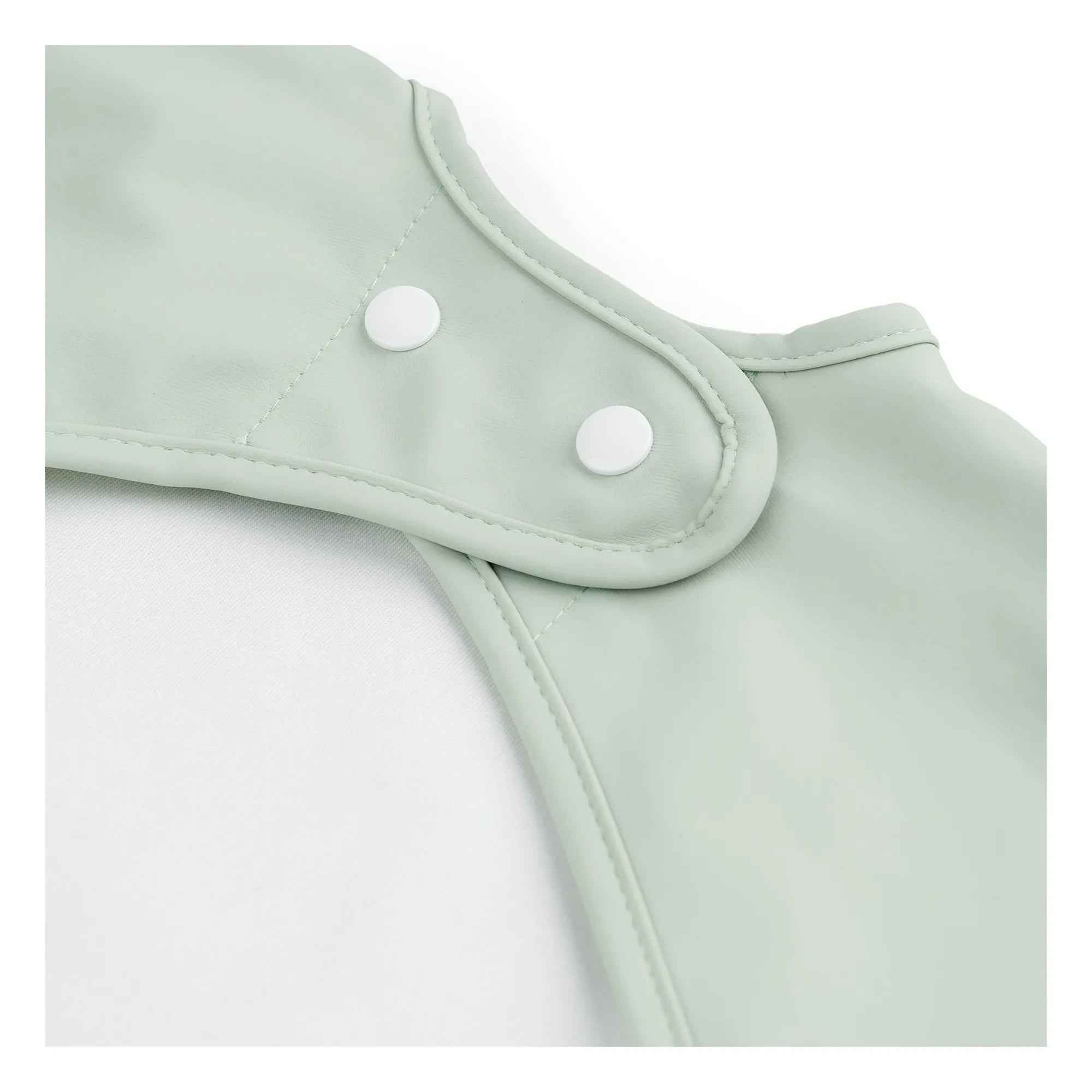 Done by Deer - T-Rex Long-Sleeve Bib | Sage