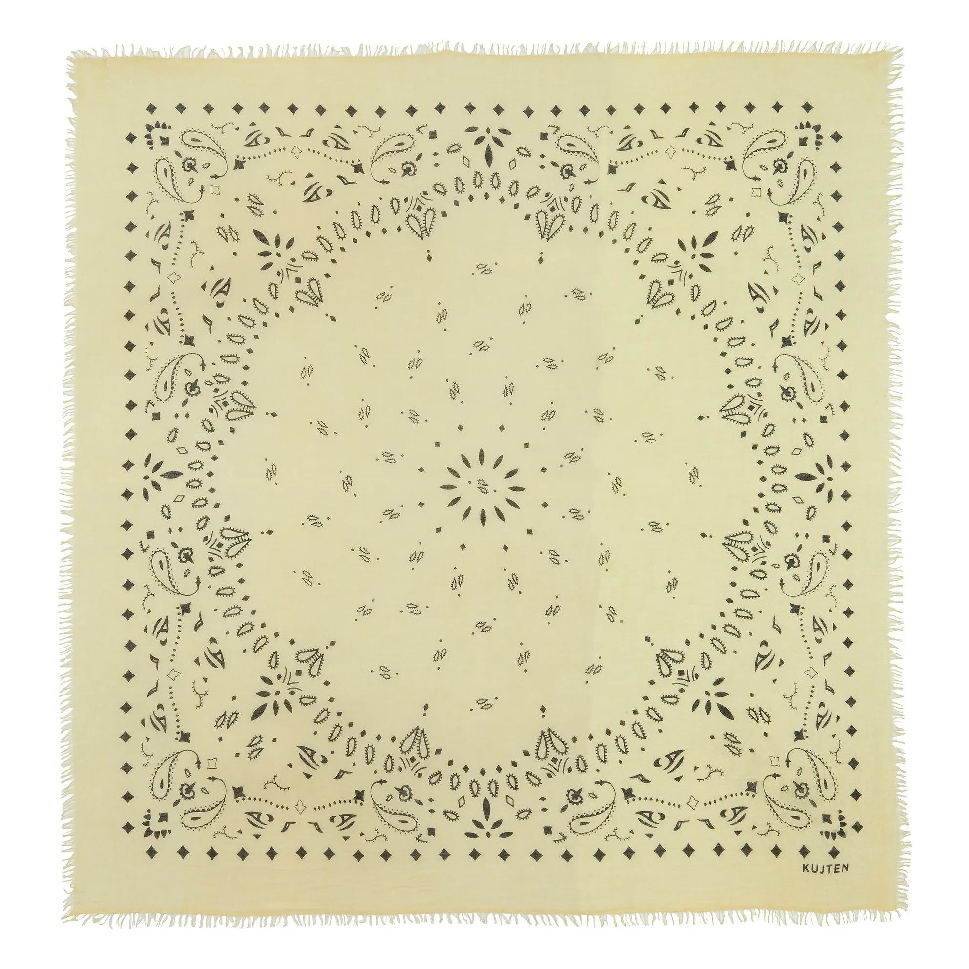 Kujten - Effy Cashmere Bandana | Anise Green
