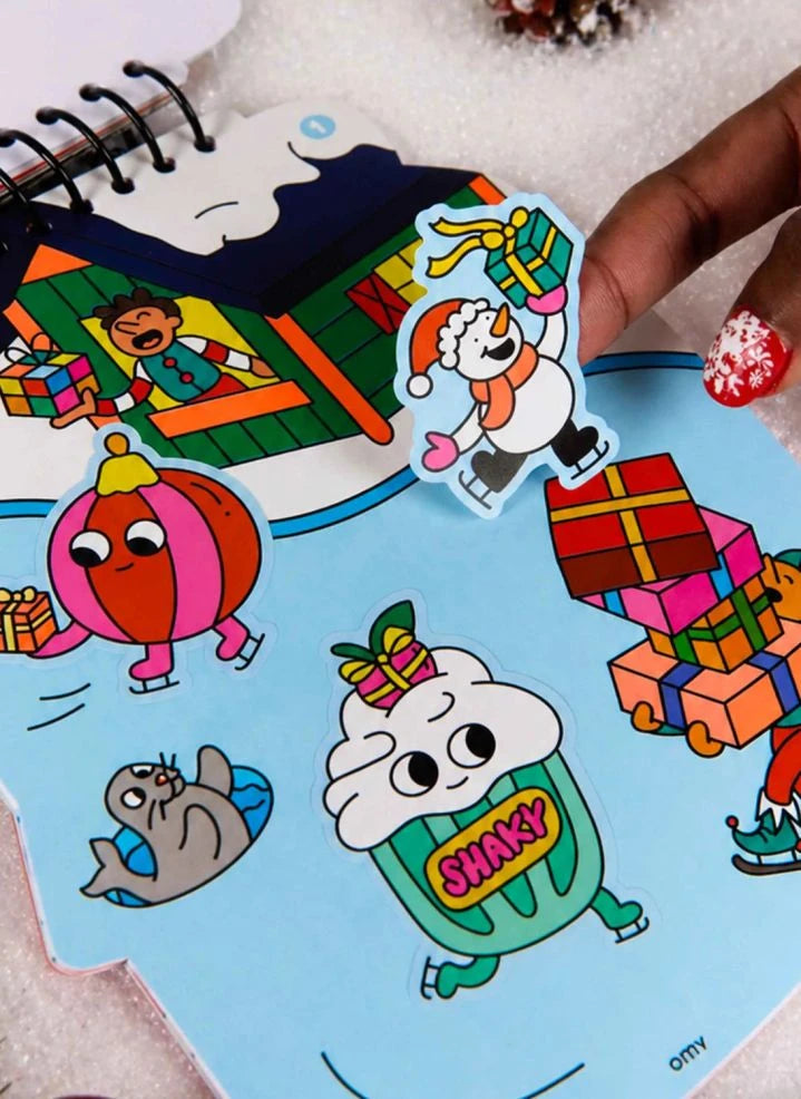 Omy - Christmas Sticker Activity Book