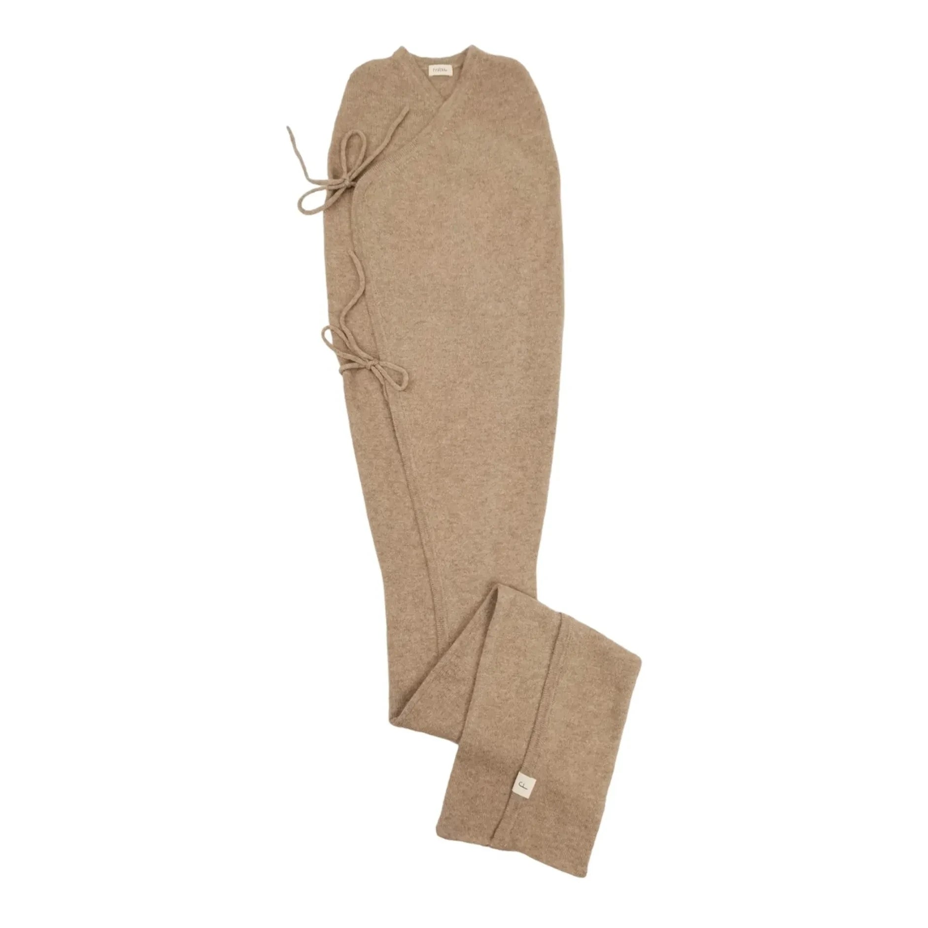 My Little Freckle - Organic Cashmere Baby Sleep Suit | Camel