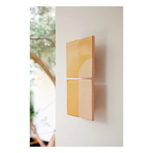 Violaine d'Harcourt - Wall Lamp Tiles | Yellow