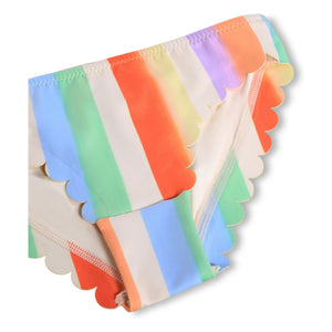 Molo - Nolina Striped Recycled Fiber Swimsuit | Orange