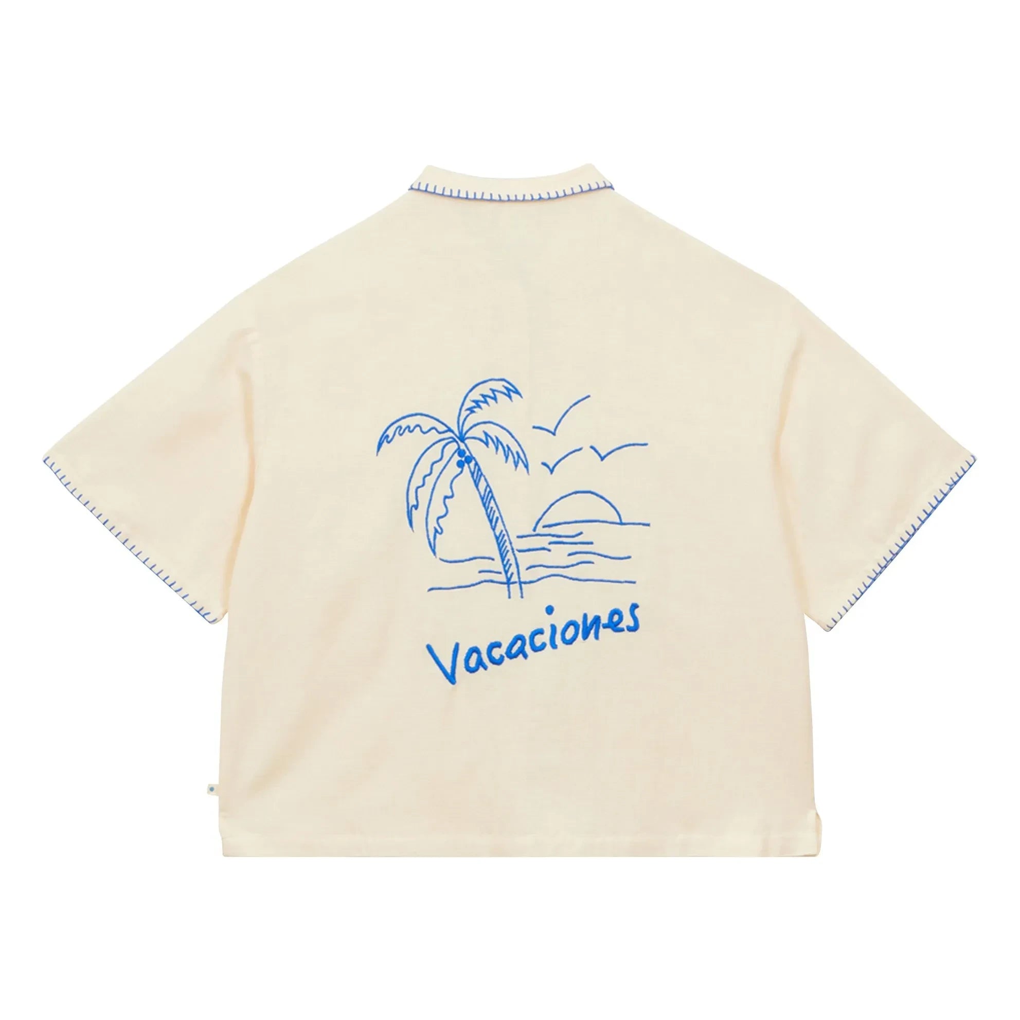 a.p - Vacaciones Cotton Shirt | Ecru