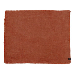 Haomy - California Linen Sheet | Brick Red