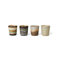 HKliving - Set of 4 Stoneware Egg Cups