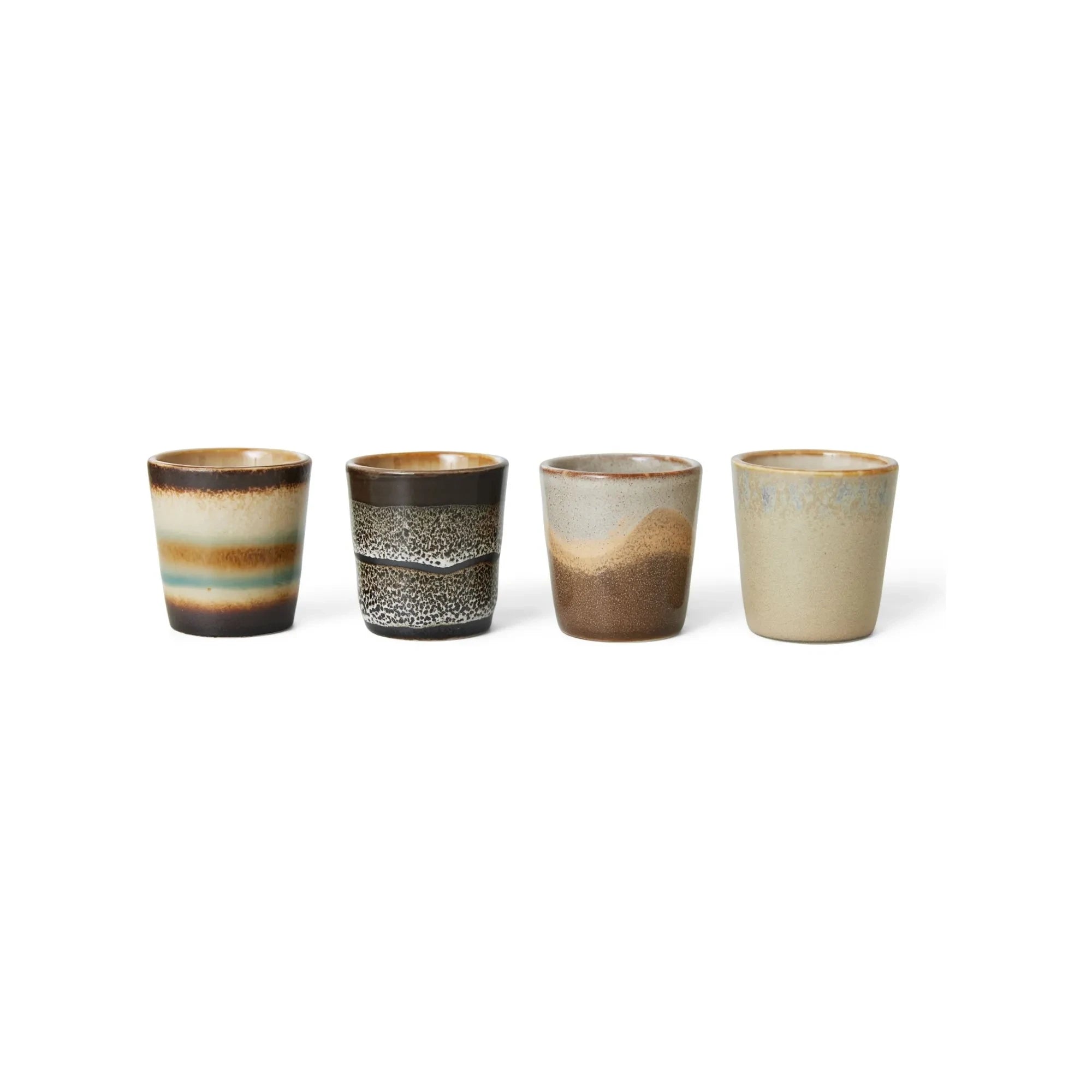 HKliving - Set of 4 Stoneware Egg Cups