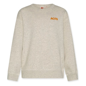 AO76 - Oscar Happiness Recycled Cotton Sweatshirt | Oatmeal