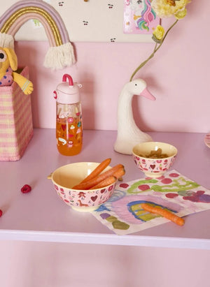 Rice - ABC Melamine Bowl | Powder Pink
