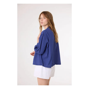 Sacrécoeur - Carla Blouse | Navy Blue