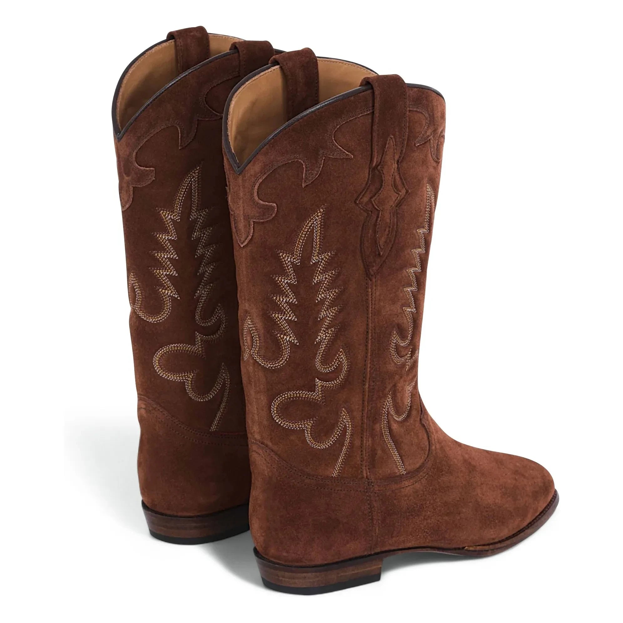 Shiloh Heritage - Night Suede Boots | Terracotta