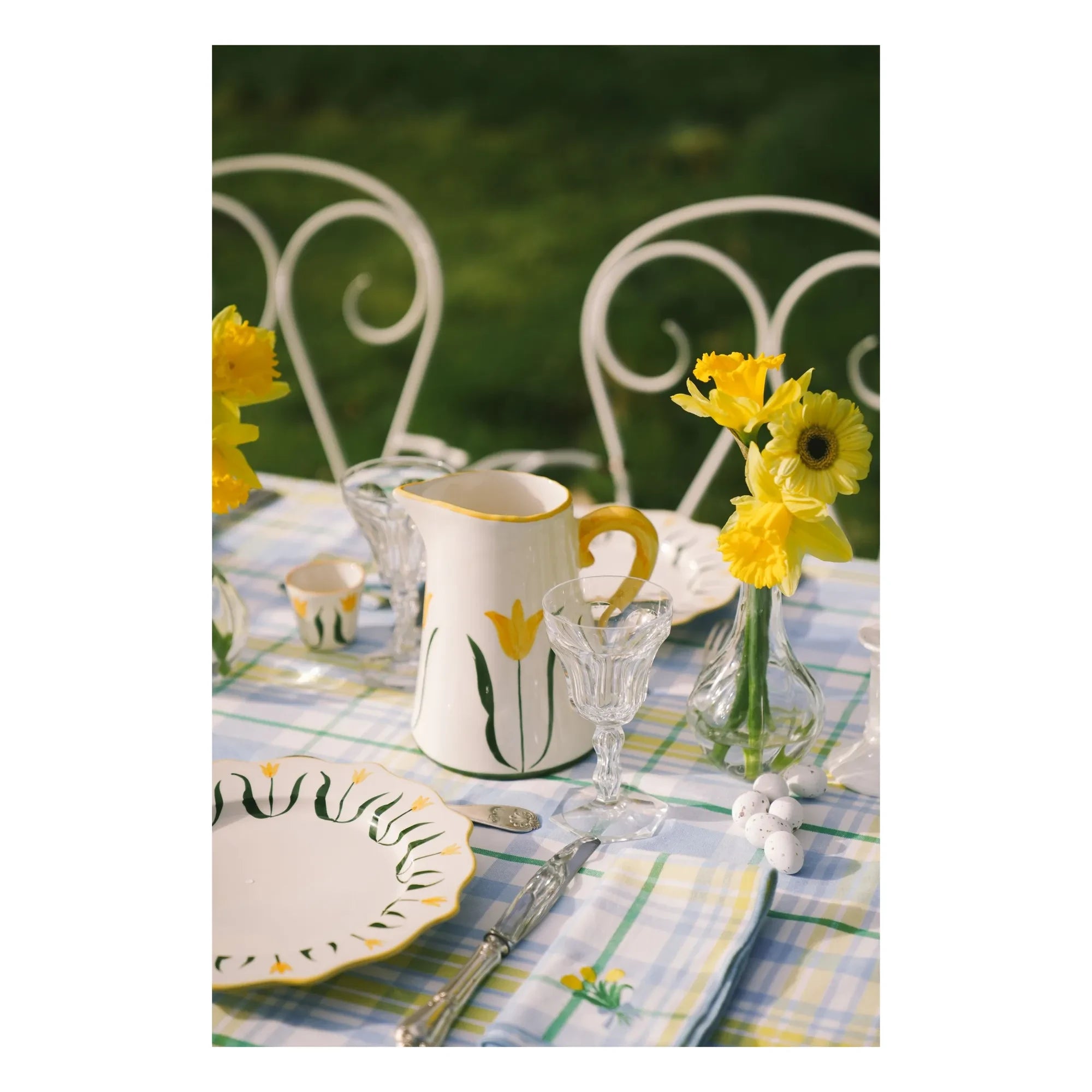 Denise - Carafe Fan Fan | Yellow