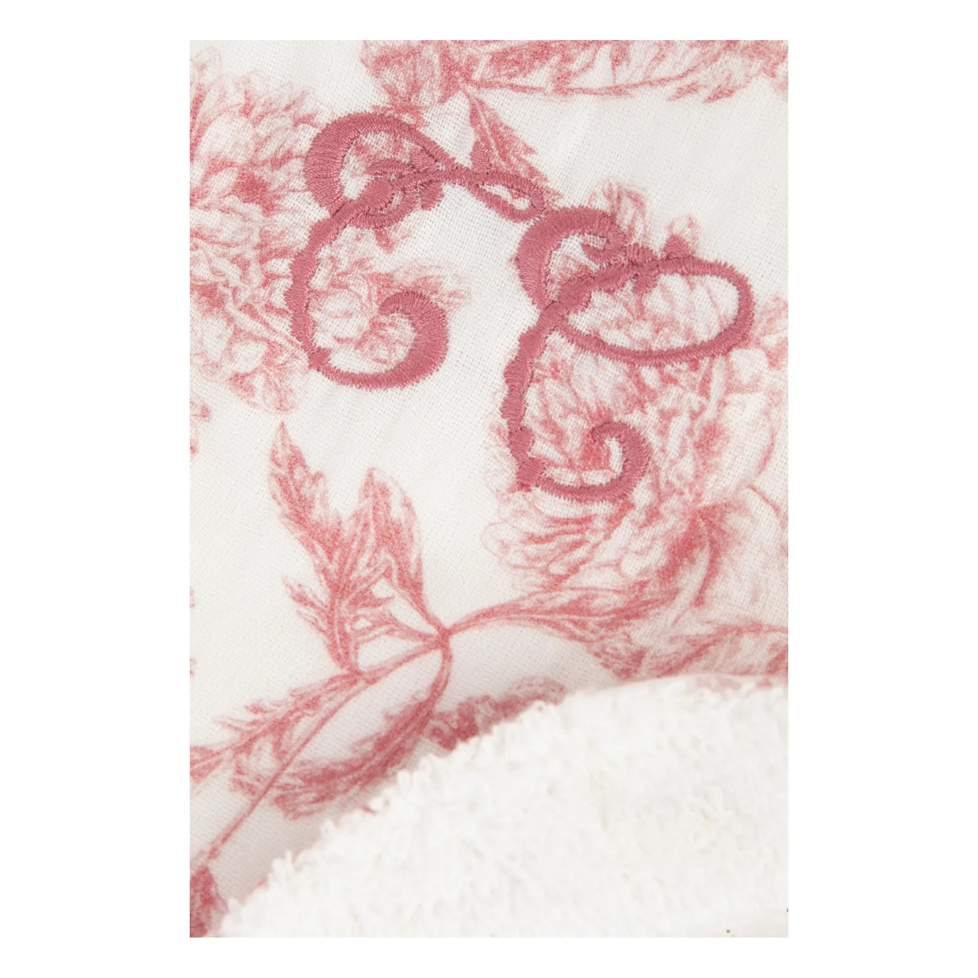 Tartine et Chocolat - Toile de Jouy Mama Bib | Peach