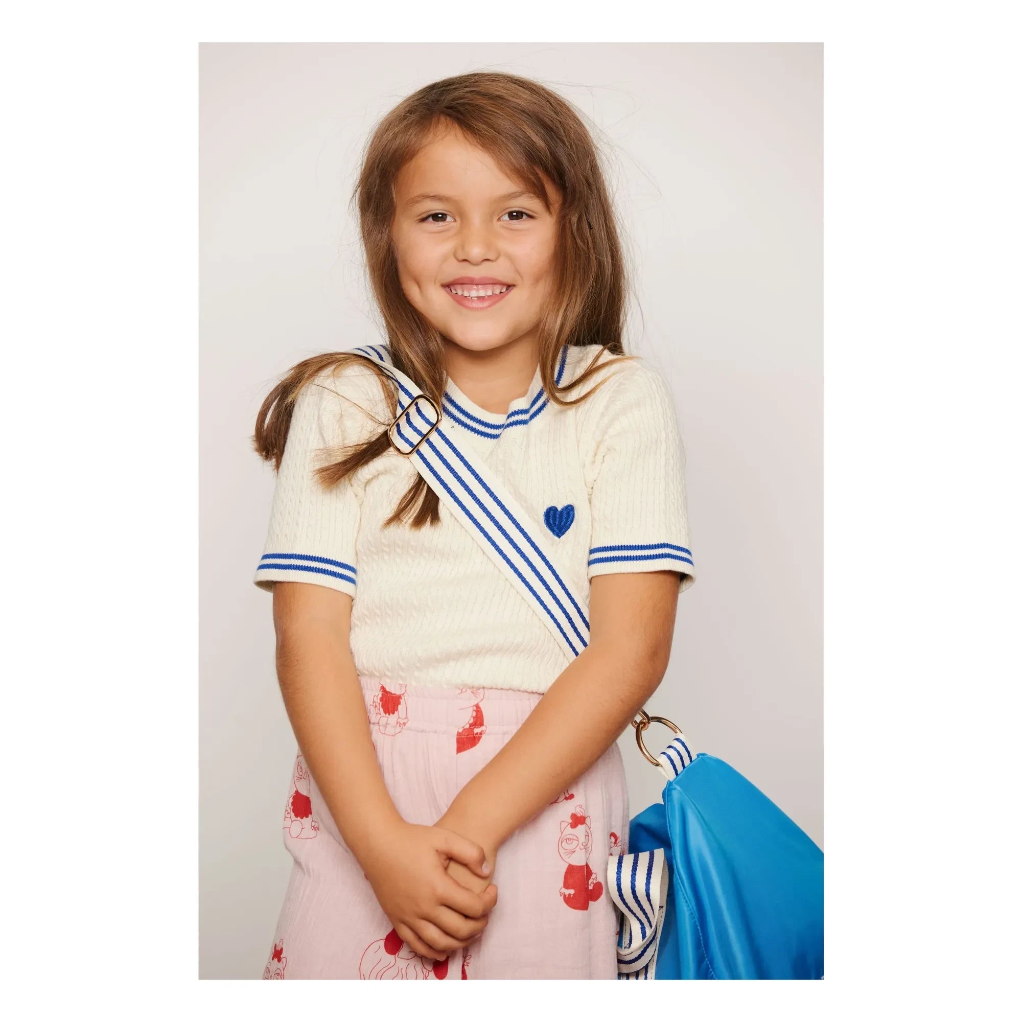 Mini Rodini - Organic Cotton Mesh T-shirt | Ecru